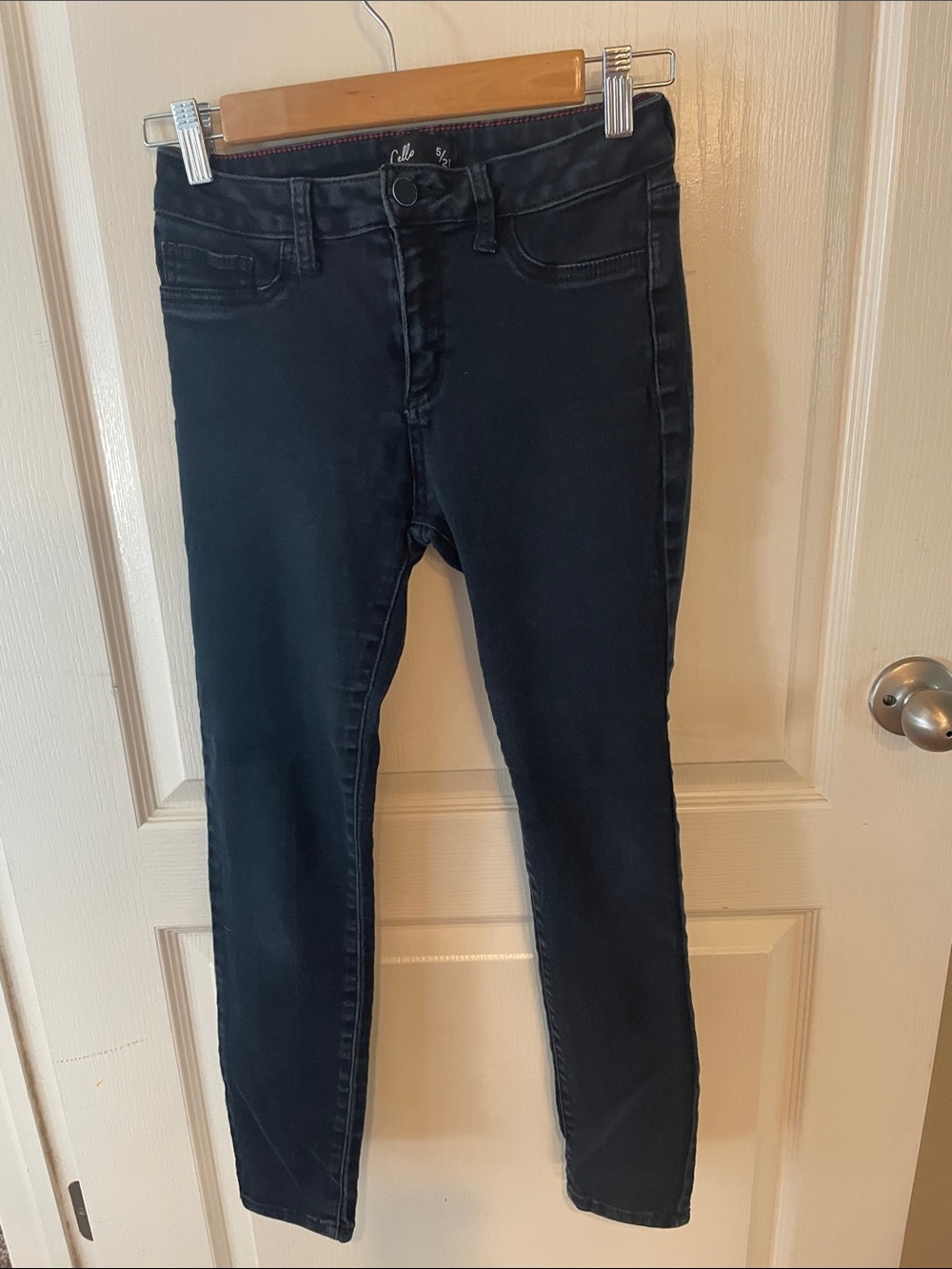 Cello Black Skinny Jeans - Mid-Rise Stretch Fit
